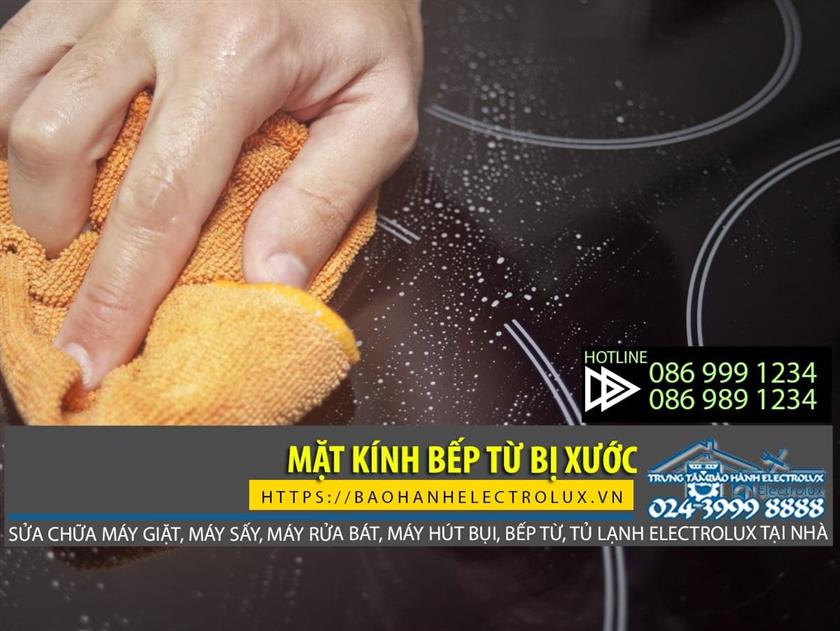 Làm sao xử lý khi bề mặt kính bếp từ bị xước?