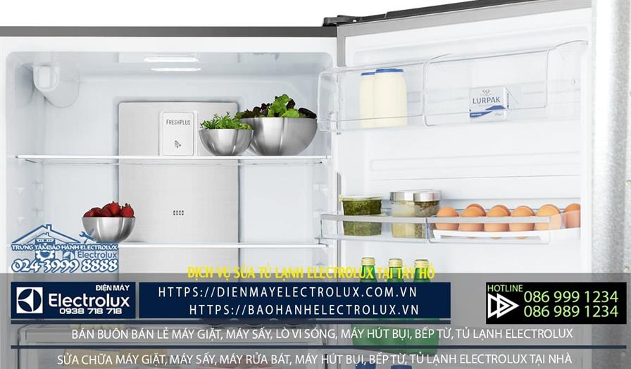 Sửa tủ lạnh Electrolux tại Tây Hồ