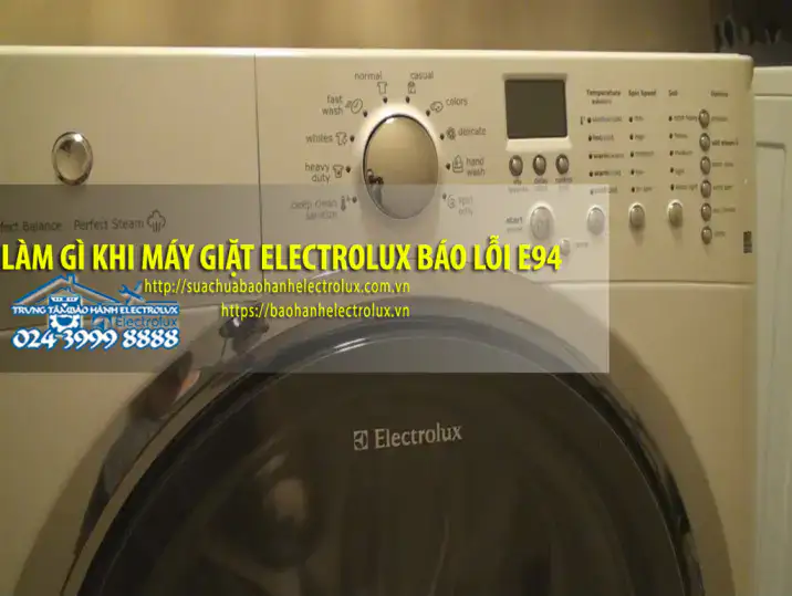Máy giặt Electrolux báo lỗi E94
