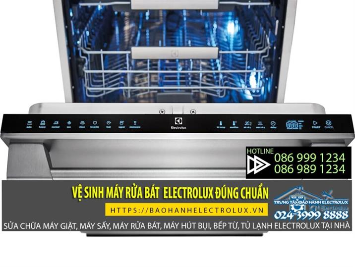 Cách vệ sinh máy rửa bát Electrolux đúng chuẩn