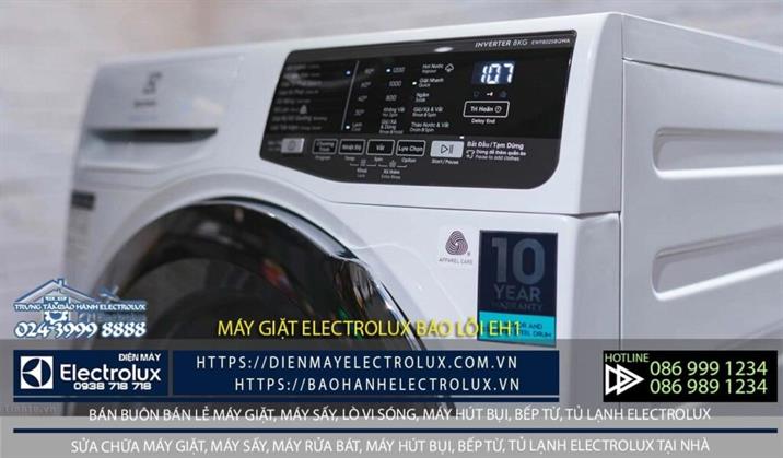 Máy giặt Electrolux báo lỗi eh1