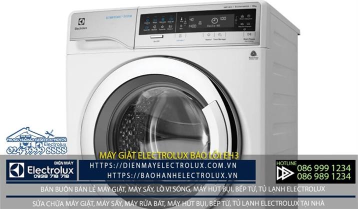 Máy giặt Electrolux báo lỗi EH3