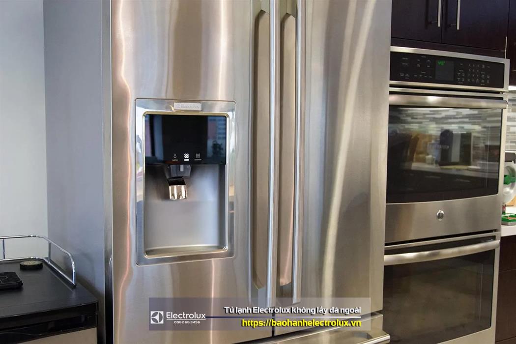 Tủ lạnh Electrolux không làm đá không lấy đá ngoài