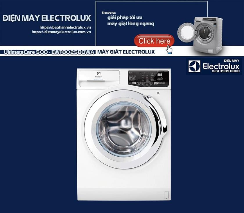 Máy giặt Electrolux 8kg UltimateCare 500 - EWF8025BQWA