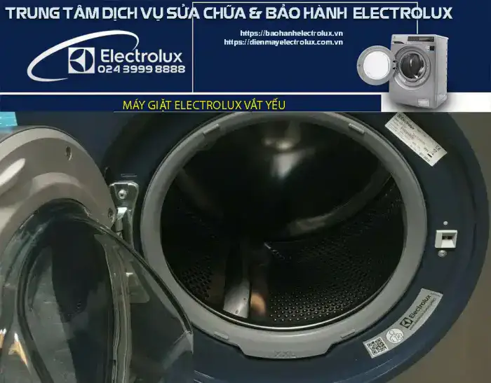 Máy giặt Electrolux vắt yếu