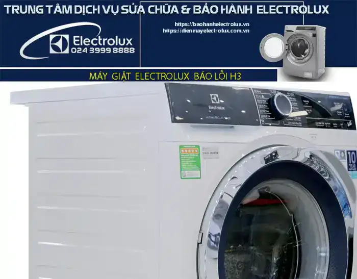 Máy giặt Electrolux báo lỗi H3
