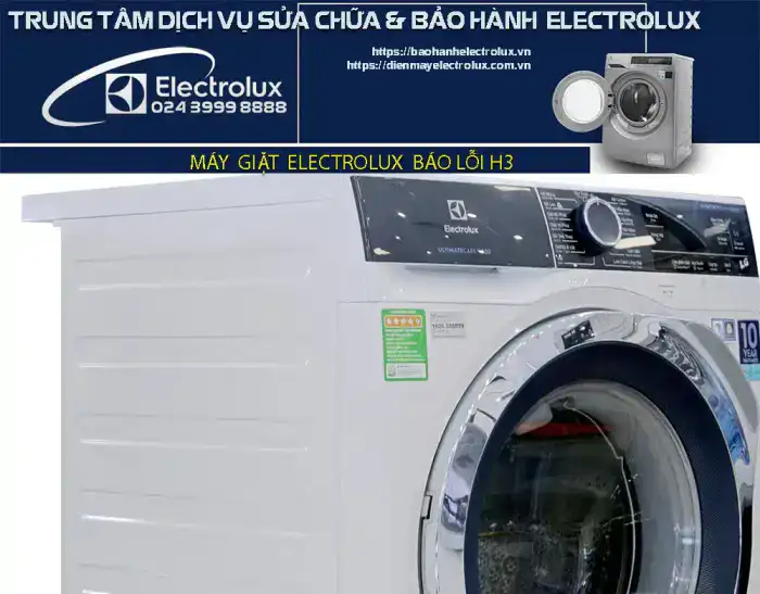 Máy giặt Electrolux báo lỗi H3