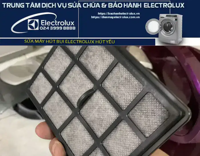 máy hút bụi electrolux hút yếu 