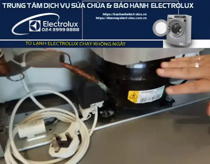 Tủ lạnh Electrolux chạy không ngắt