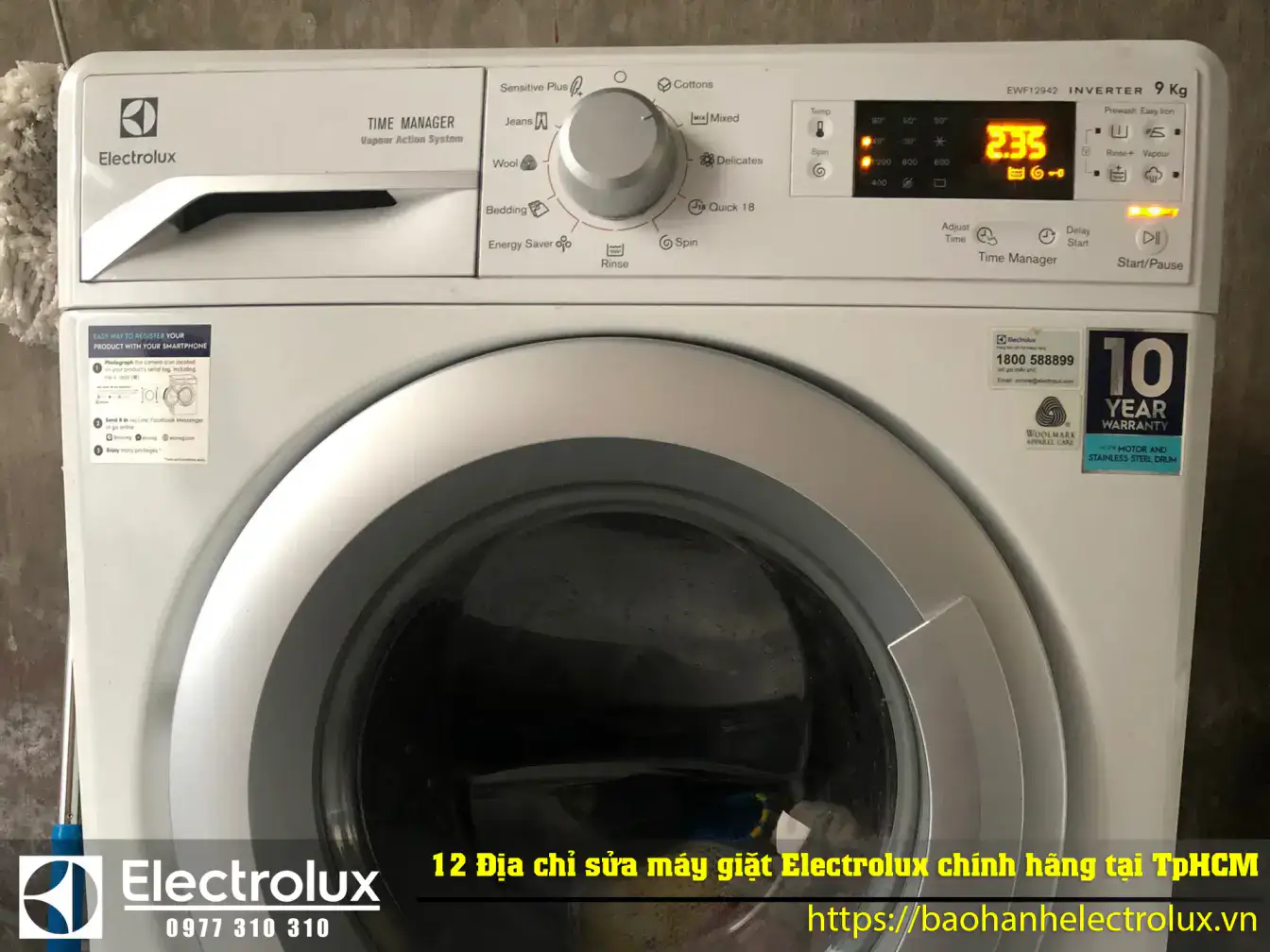 12 Địa chỉ sửa máy giặt Electrolux uy tín nhất, chính hãng tại TpHCM