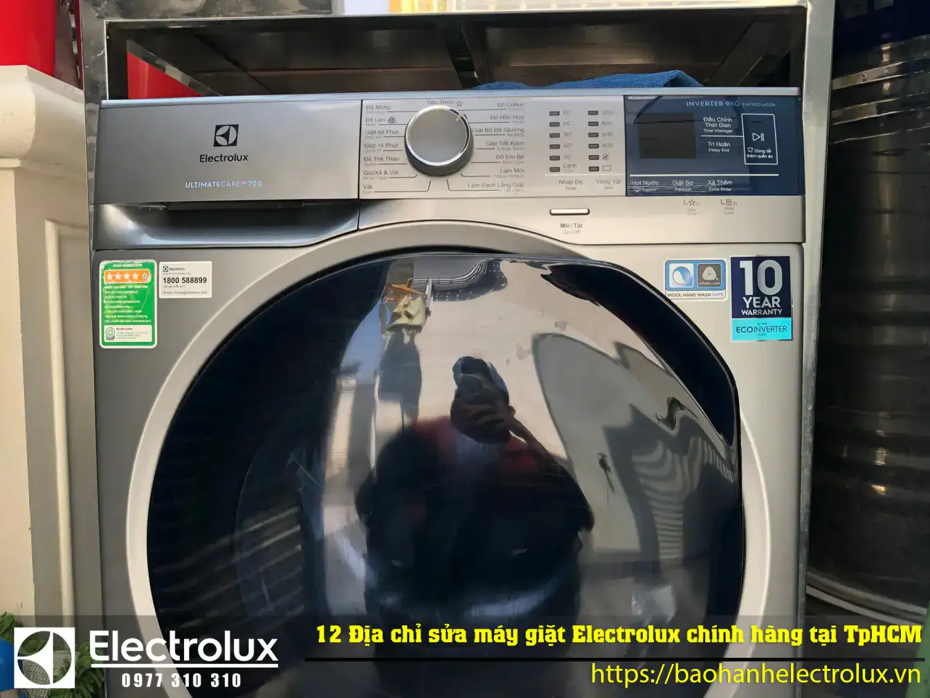 12 Địa chỉ sửa máy giặt Electrolux uy tín nhất, chính hãng tại TpHCM