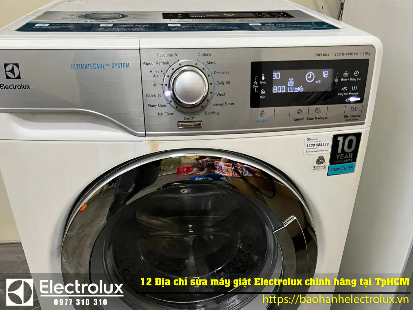12 Địa chỉ sửa máy giặt Electrolux uy tín nhất, chính hãng tại TpHCM