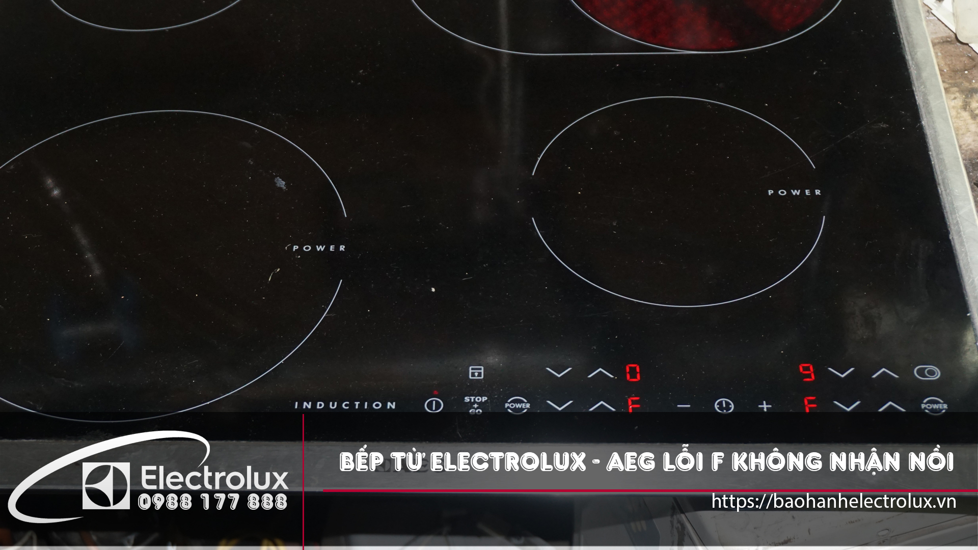Bếp từ Electrolux - EAG báo lỗi F