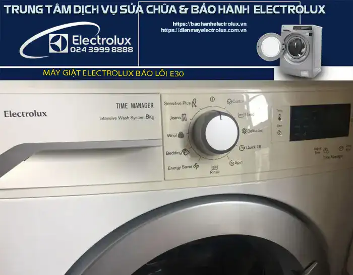 Máy giặt Electrolux báo lỗi E30