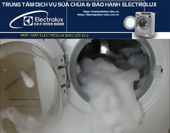 Máy giặt Electrolux báo lỗi EF2