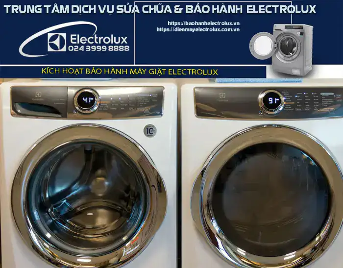 kích hoạt bảo hành máy giặt Electrolux