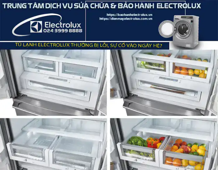 tủ lạnh Electrolux thường bị lỗi
