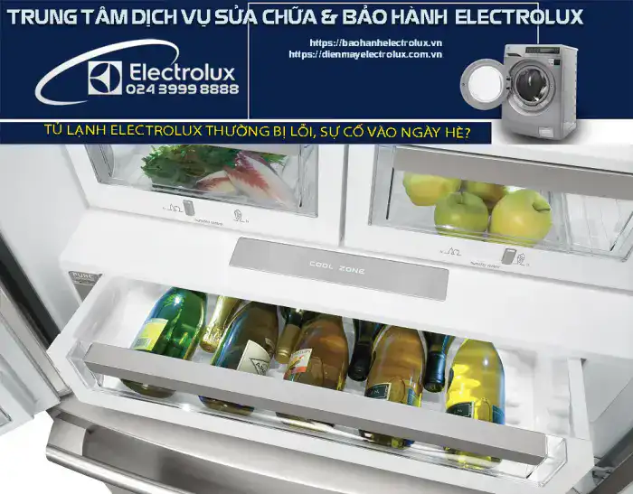  tủ lạnh Electrolux thường bị lỗi