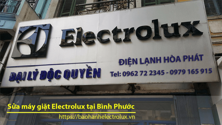 Sửa máy giặt Electrolux tại Bù Đốp