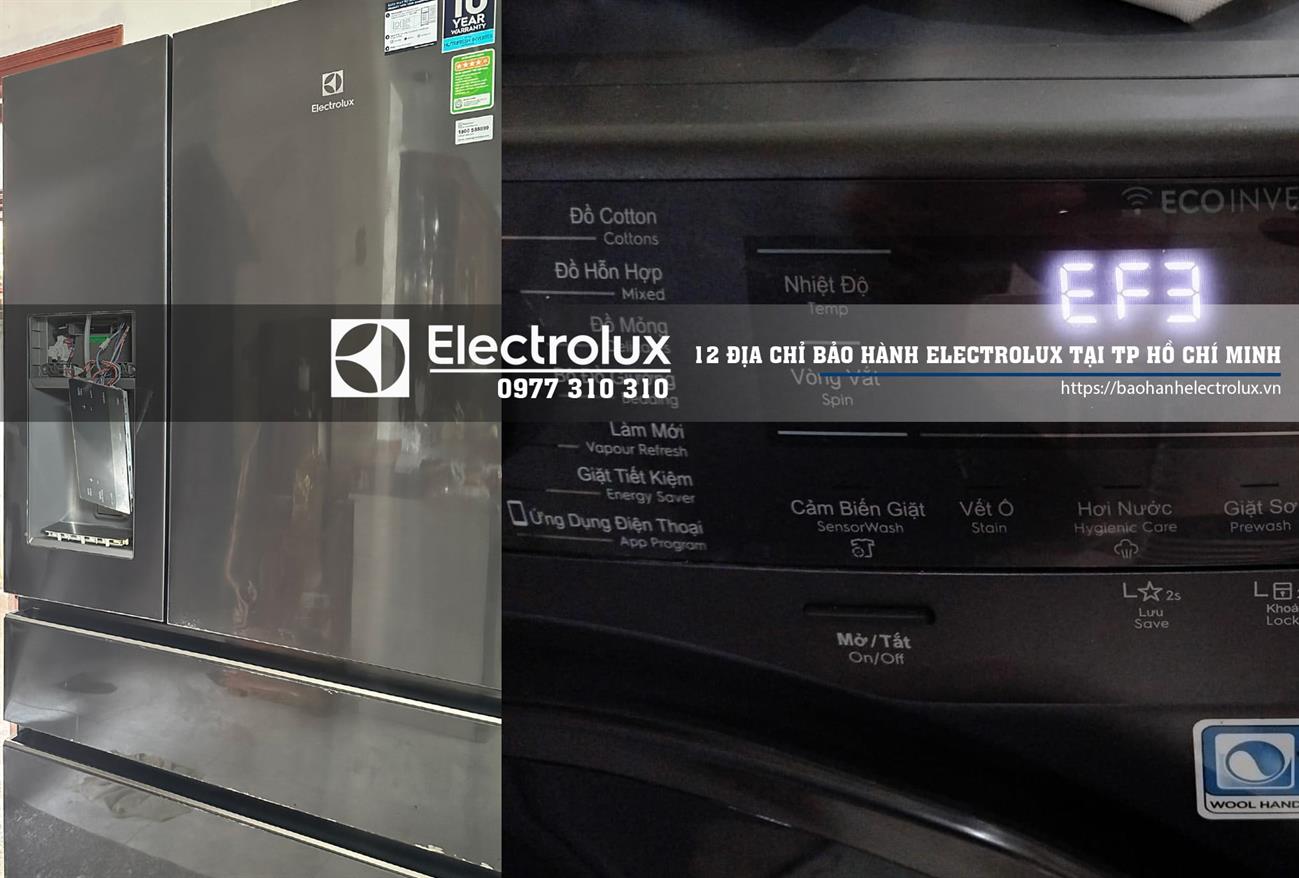 12 ĐỊA CHỈ DỊCH VỤ ELECTROLUX TẠI TP HỒ CHÍ MINH