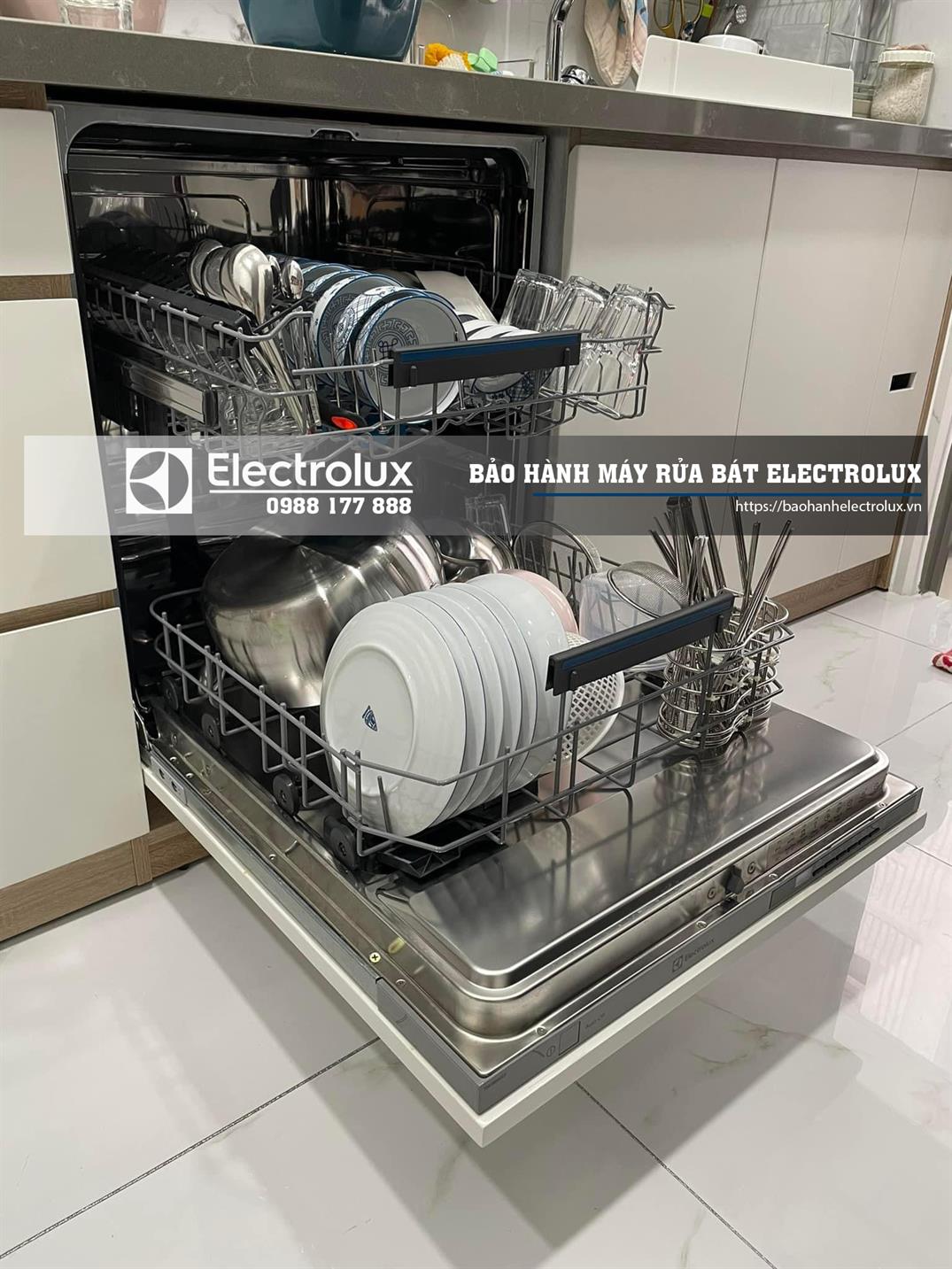Bảo hành máy rửa bát Electrolux chính hãng