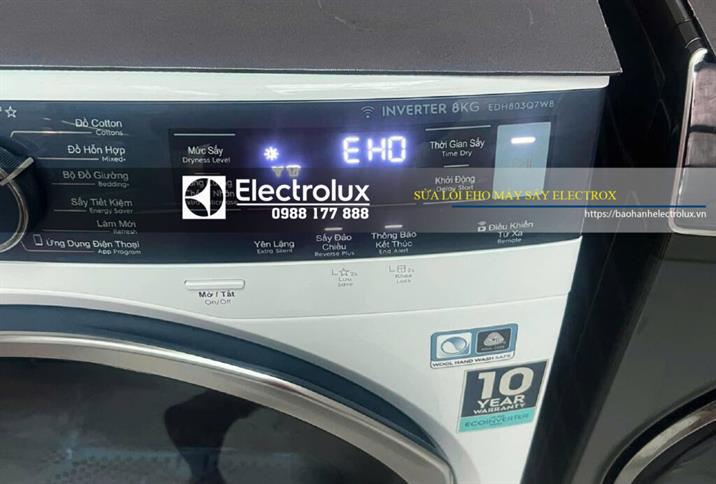 Lỗi EHO máy sấy Electrolux (lỗi EH0)