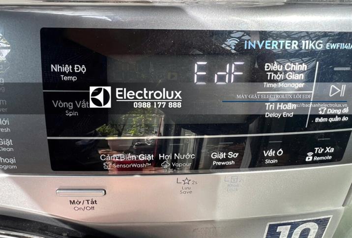 Máy giặt Electrolux lỗi EdF