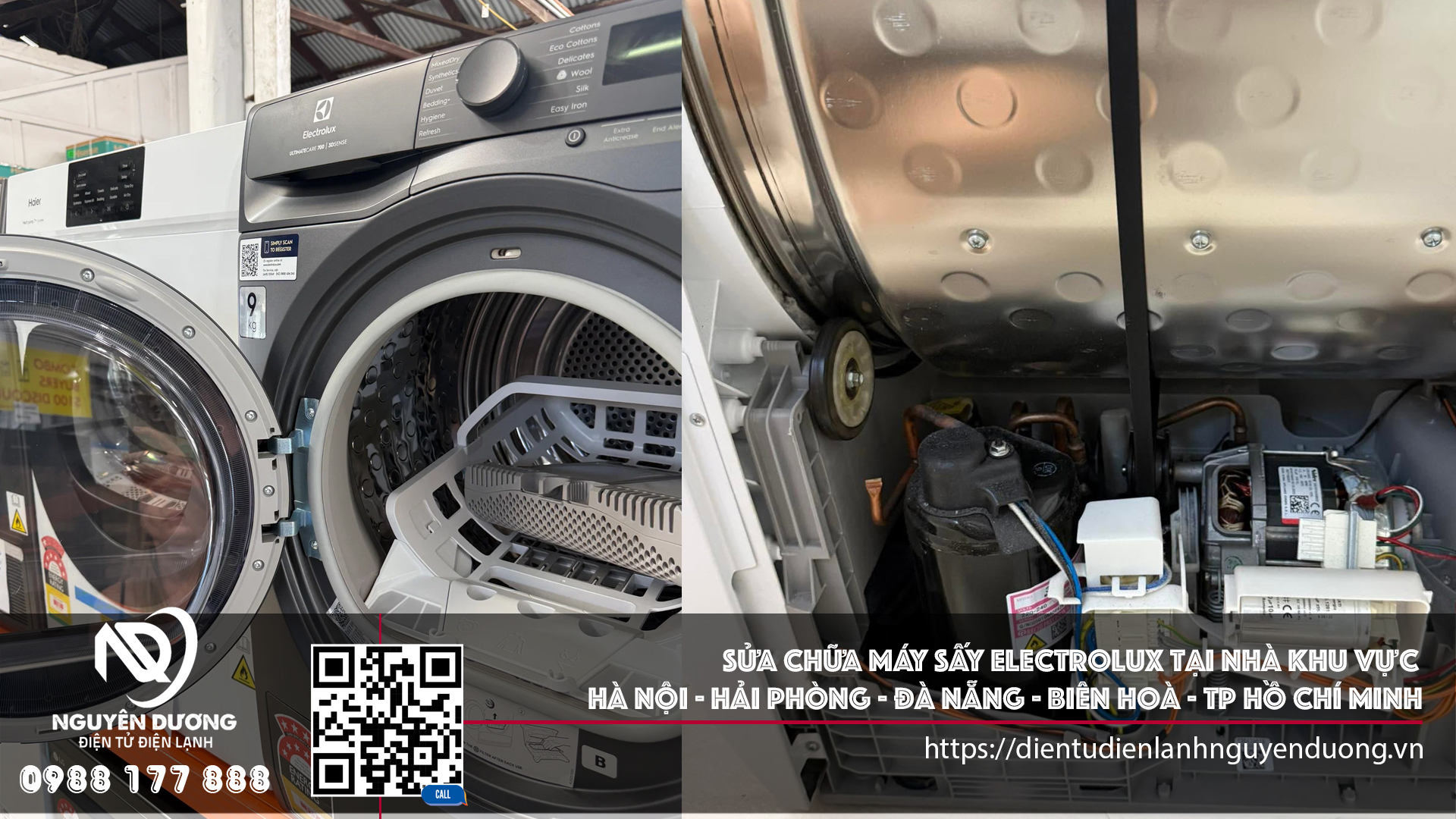 Sửa Chữa Máy Sấy Electrolux