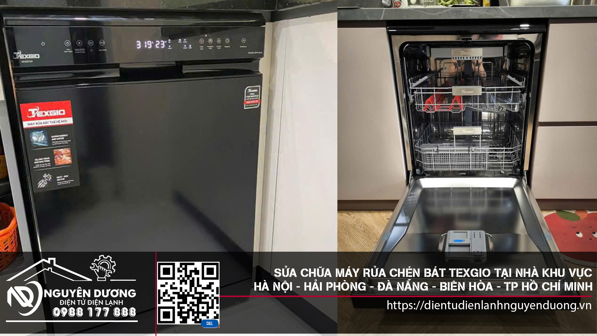 Sửa Chữa Máy Rửa Chén Bát Texgio