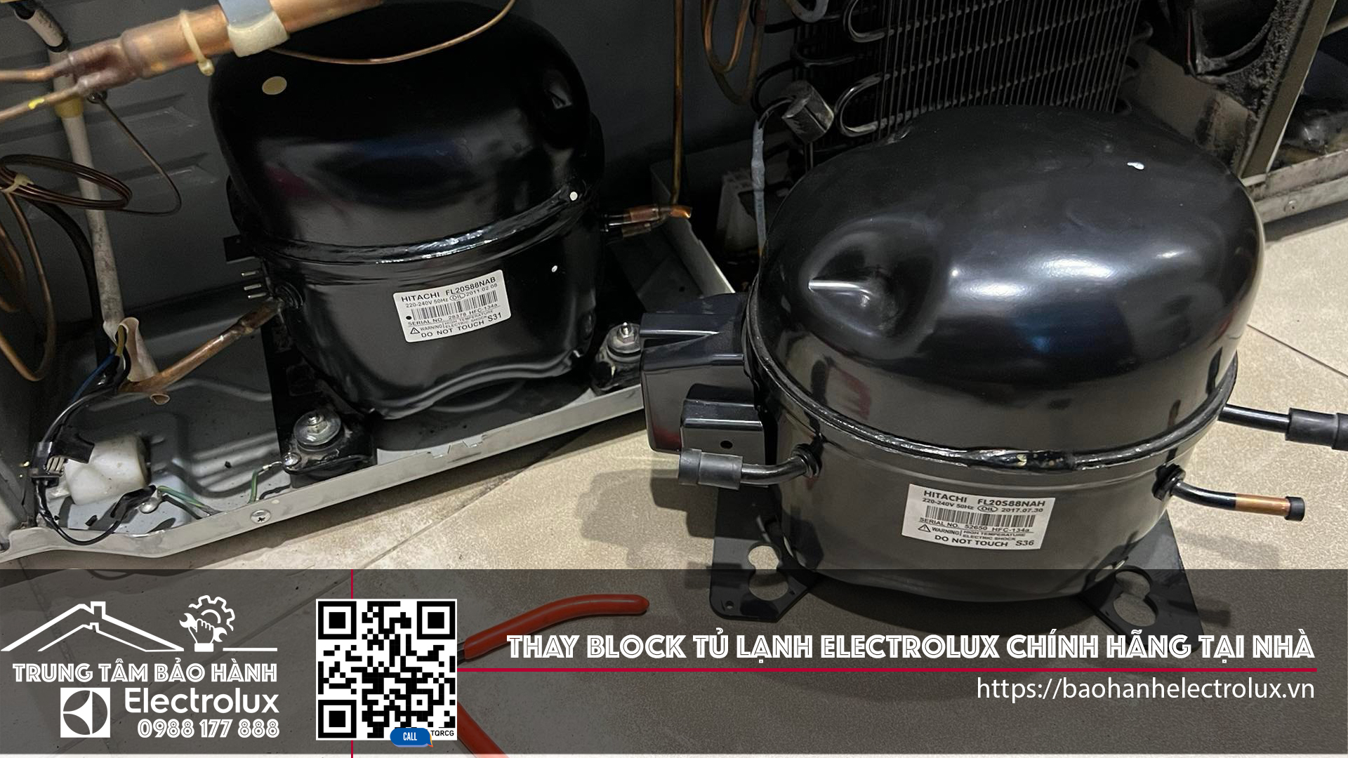 Thay Block Tủ Lạnh Electrolux