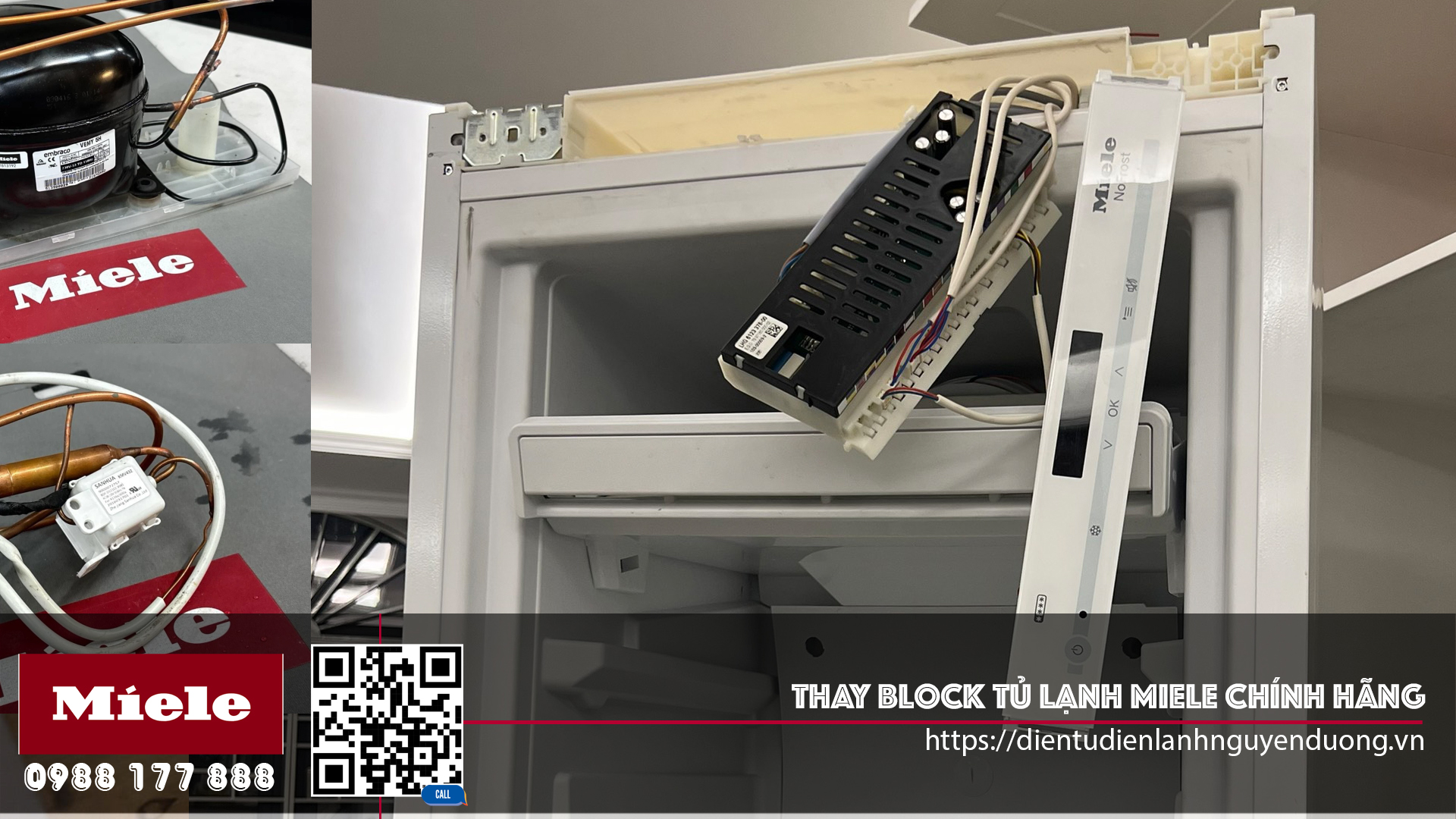 Thay Block Tủ Lạnh Miele